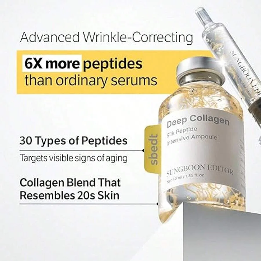 Silk Peptide Intensive Lifting | Anti-aging Facial Serum, Containing Collagen And A Complex Of 30 Peptides To Firm The Skin