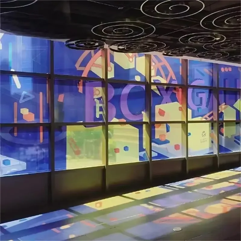 High Brightness Transparent LED Signage, Premium Chip Panel for Commercial Building Outdoor Digital Advertising Display