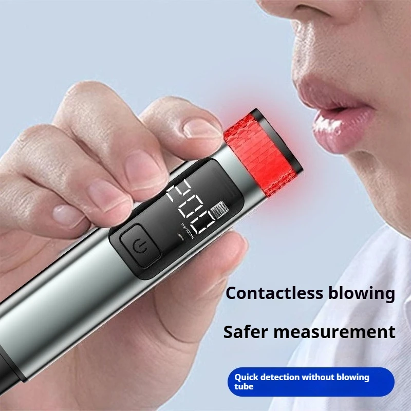 Alcohol Tester Portable Digital Display Blowing Digital Display High Precision Tester