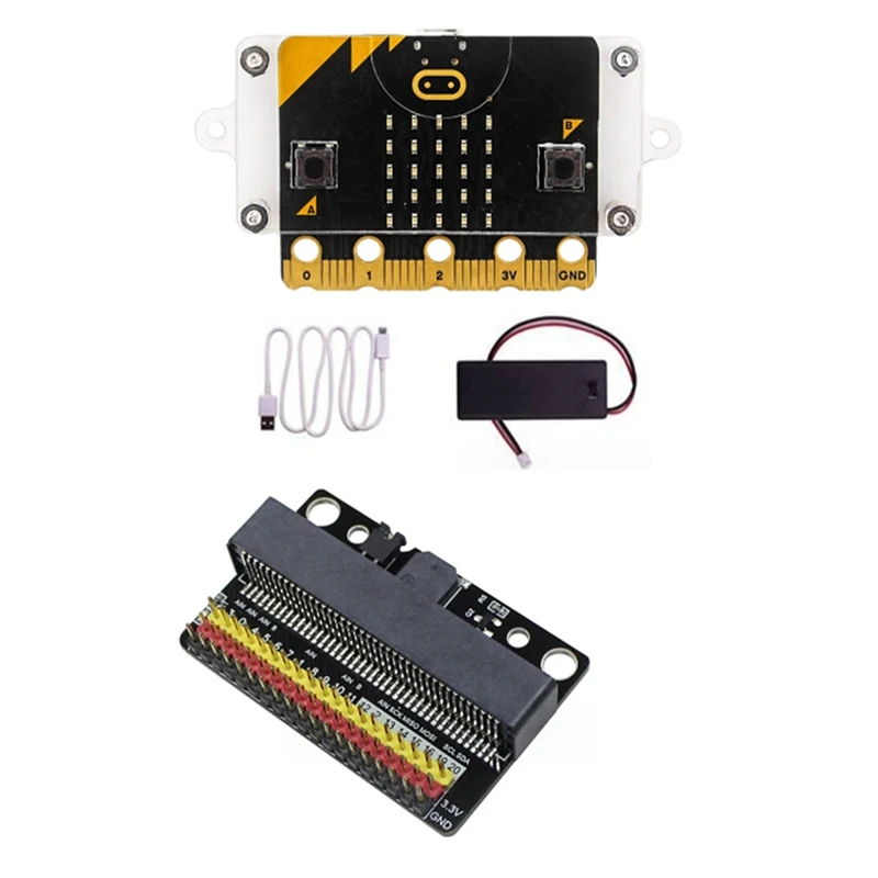 

Макетная плата Microbit V2.0 Microbit Smart Car Kit/Qtruck/Python Education BBC Microbit программируемый робот для DIY