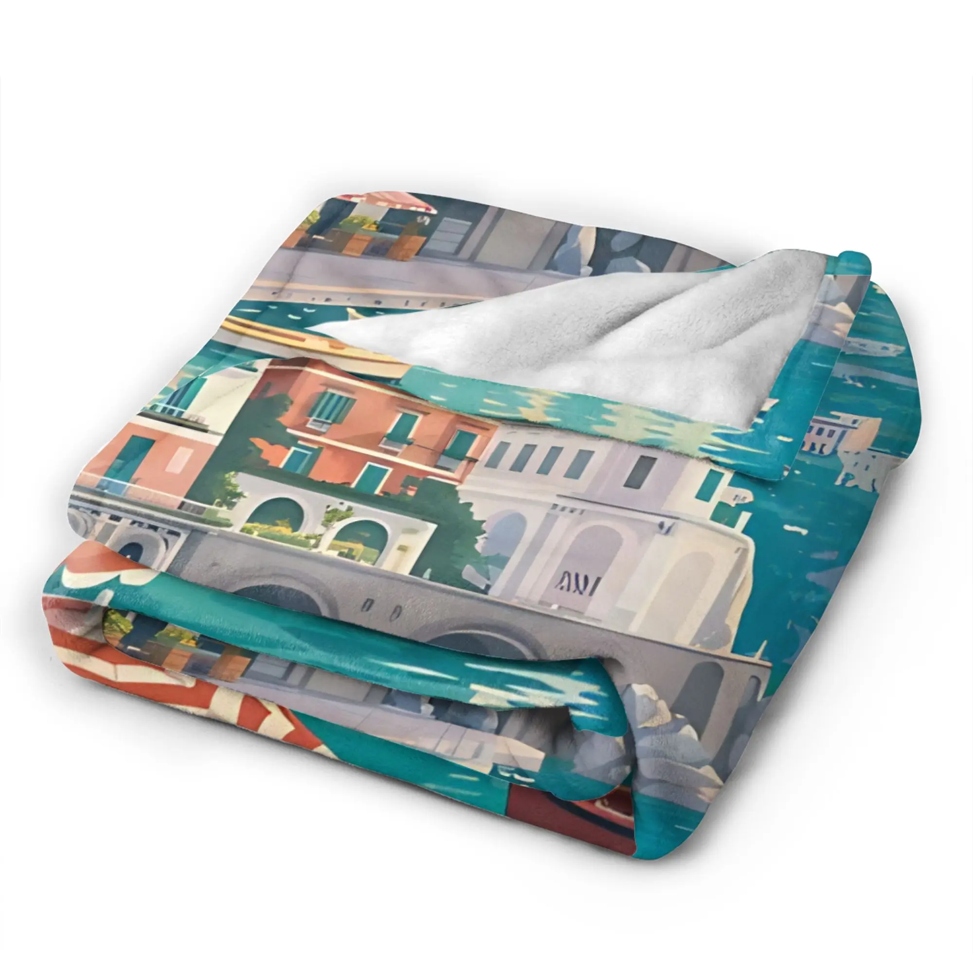 Vintage Poppy  Plush Blanket Child  Flannel Throw Blanket For Couch Bed Warm Custom DIY Quality Bedspread Gift