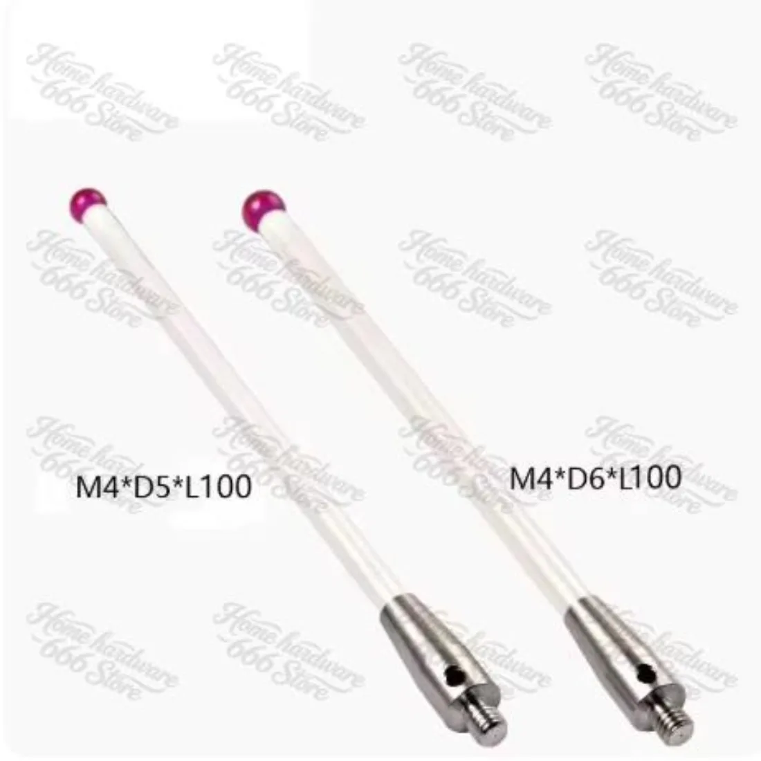 Suitable for CMM Measuring Machine M4 L100 Thread Ruby Head Ceramic Styli Rod Probe Tip