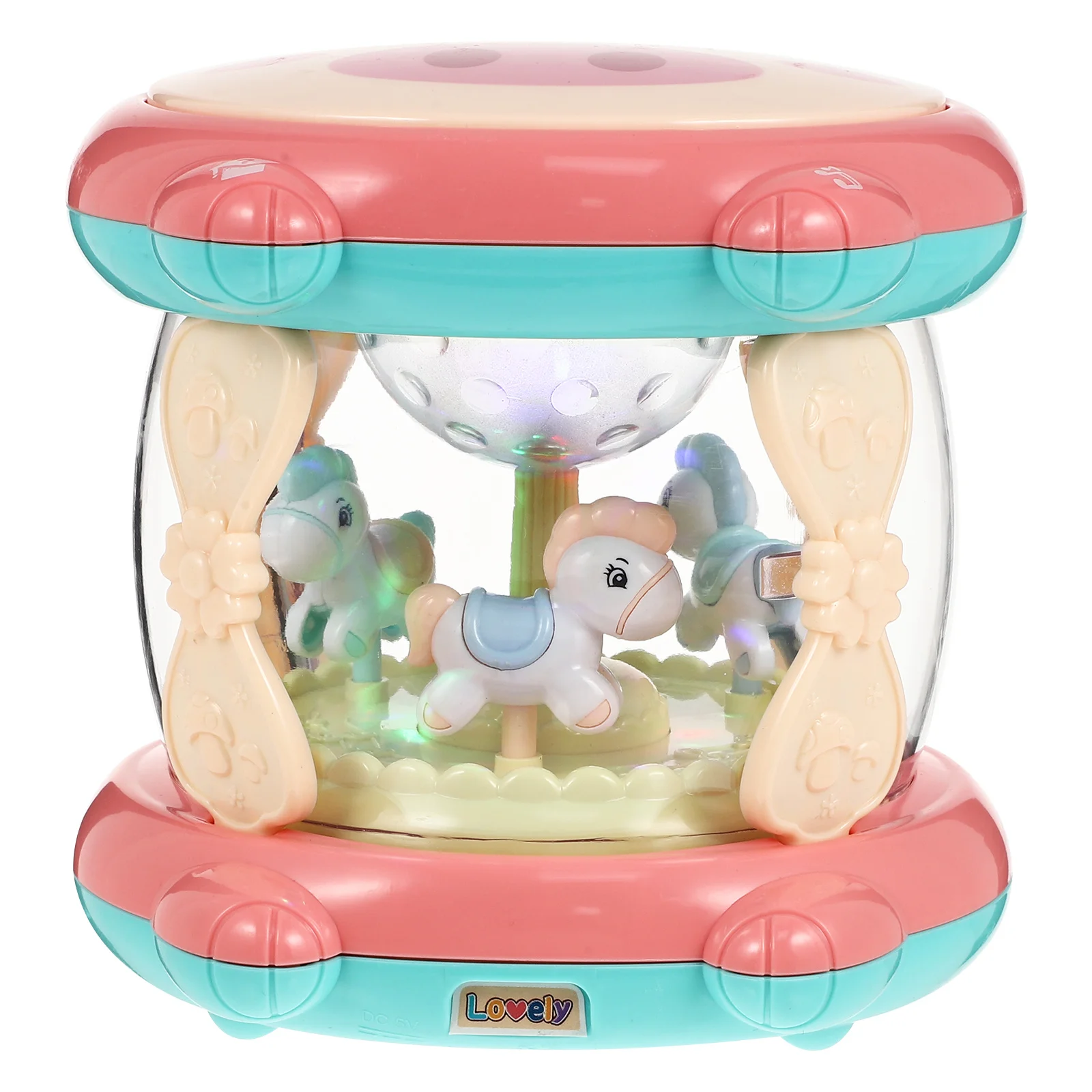 Muzikale trommel voor kinderen Oplaadbaar interactief verhalenvertelspeelgoed Vroege educatieve simulatie Percussie Oplichten geluid