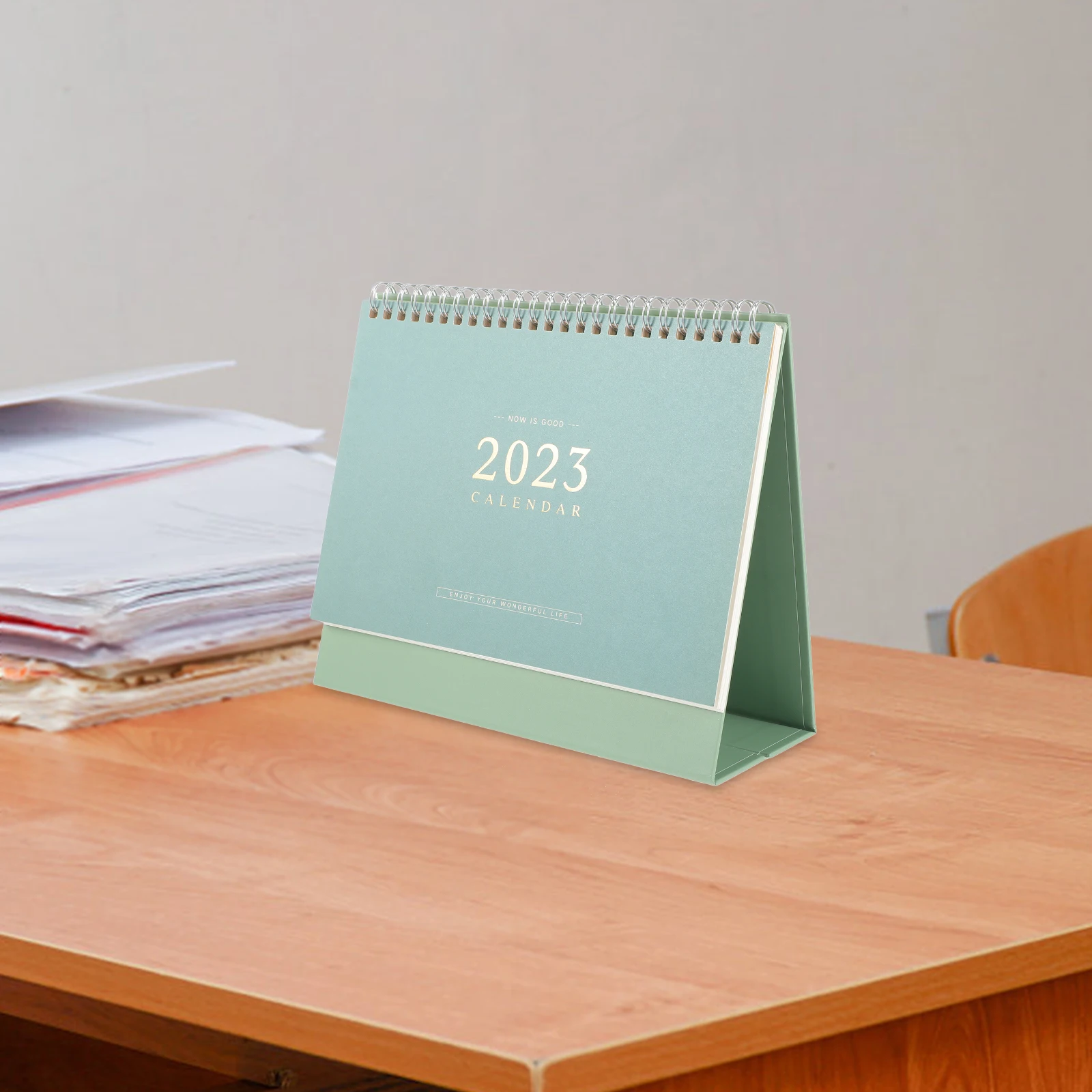 

2024 Business Desk Calendar Ivory White Large Size 2023 to 2024 Flip Calendars Office Home Tabletop Decor Stable