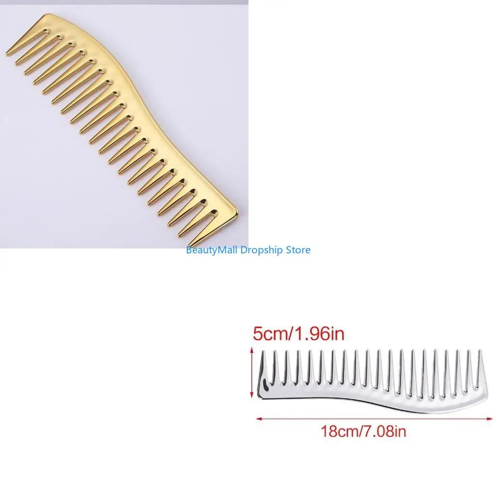 

40JD Electroplated Hair Combs Hair Brush Comb Barber Hair Comb Hair Styling Tools