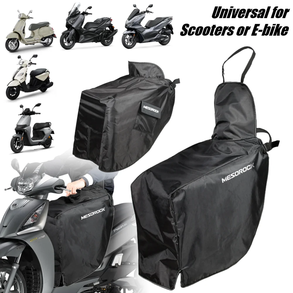 

Men Women Motorcycle Windshield Winter Warm Knee Protector Waterproof Apron Motorcycle Plus Velvet Warm Cotton Knee Cover Skirt