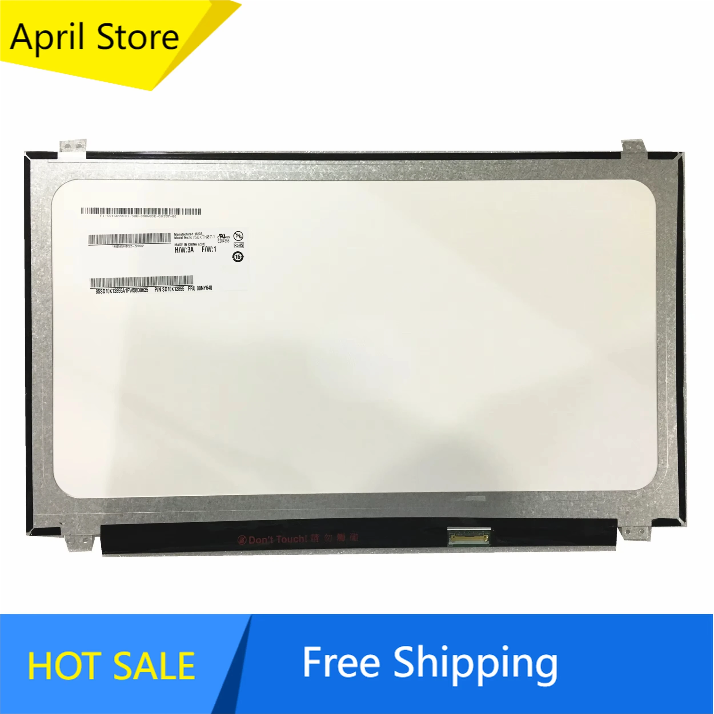 

B156XTN07.1 fit B156XTN07.0 N156BGE-E41 E42 N156BGE-EB2 B156XTN04.1 NT156WHM-N12 NT156WHM-N22 1366*768 EDP 30 Pins