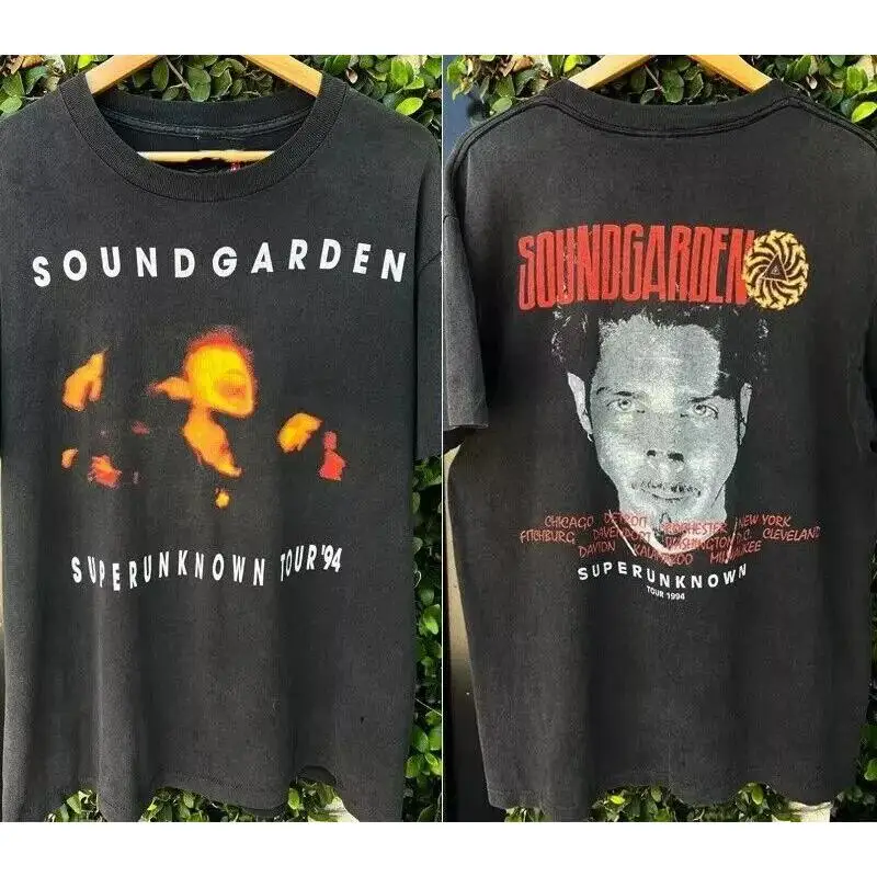 

Soundgarden Superunknown Band 2 Side Black Classic T Shirt S 5Xl