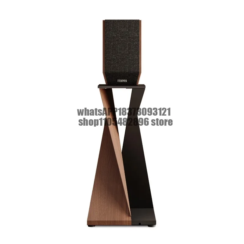 Art Speaker Stand Surround Sound Home Audio Metal Foot Floor Shelf