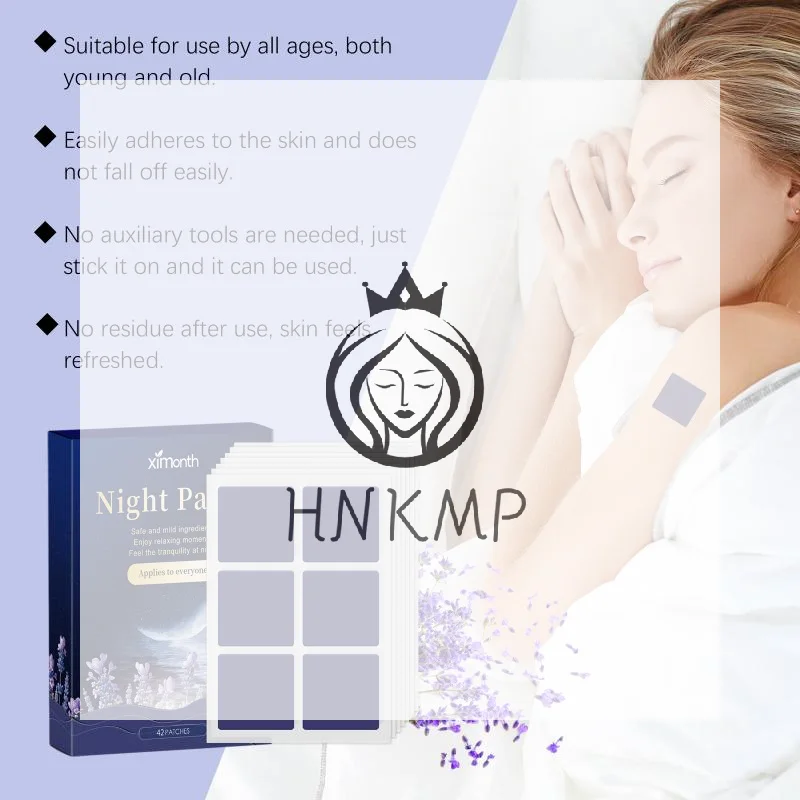 Natural Herbal Sleep Patch With Lavender for Sleeplessness Anxiety Relief Brain Relaxation and Restful Night Sleep