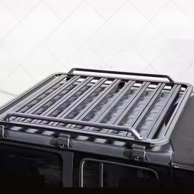 

2025 New Aluminum Alloy Body Parts Removable Luggage Cargo Carrier Roof Rack for Jeep Wrangler JK Accessoriescustom