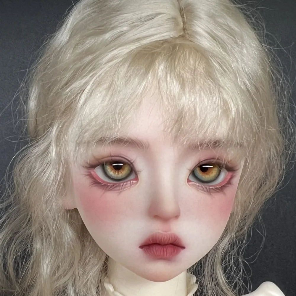 bjd doll eye fit for 1/3 1/4 1/6 size stereoscopic human eye pattern Brown with outer color ring resin eye doll accessories