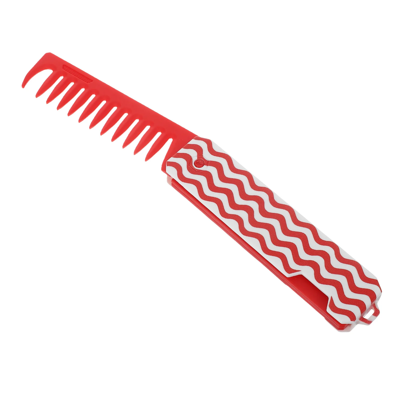 

Mini Foldable Comb for Women Compact Travel Antistatic Styling Tool Portable Detangling Root Volume Wide Tooth Grooming