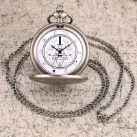 Retro Bronze Necklace Jewelry Chain Clock Quartz Analog Steampunk Bill Cipher Gravity Falls Pocket Watch For Men Gift 5