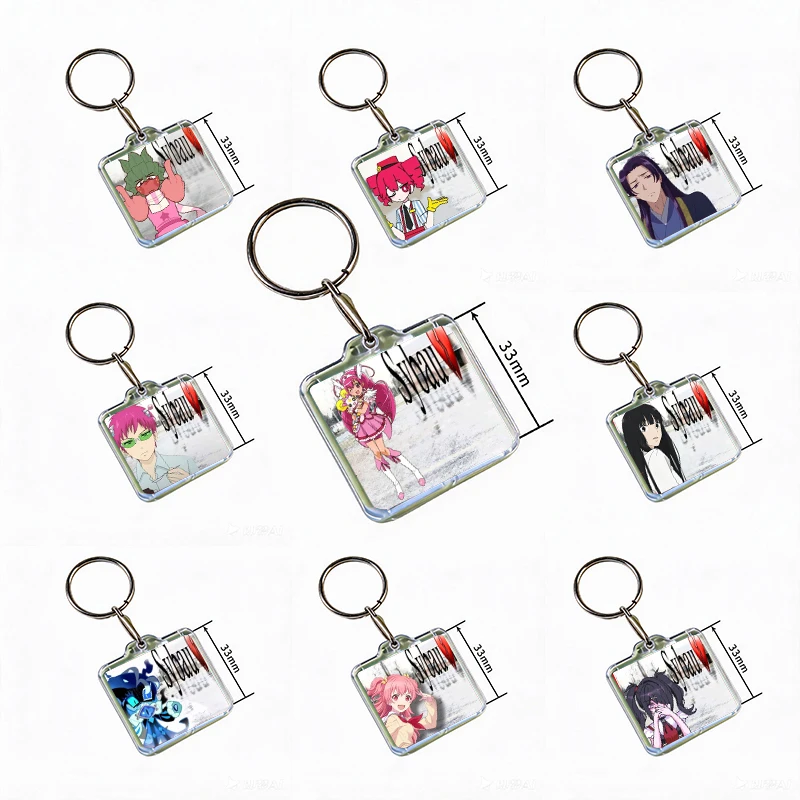 Funny Sybau Meme Acrylic Keychain Handmade Hanging Ornaments for Clothes Backpack Decoration Accessories Gifts with Friends