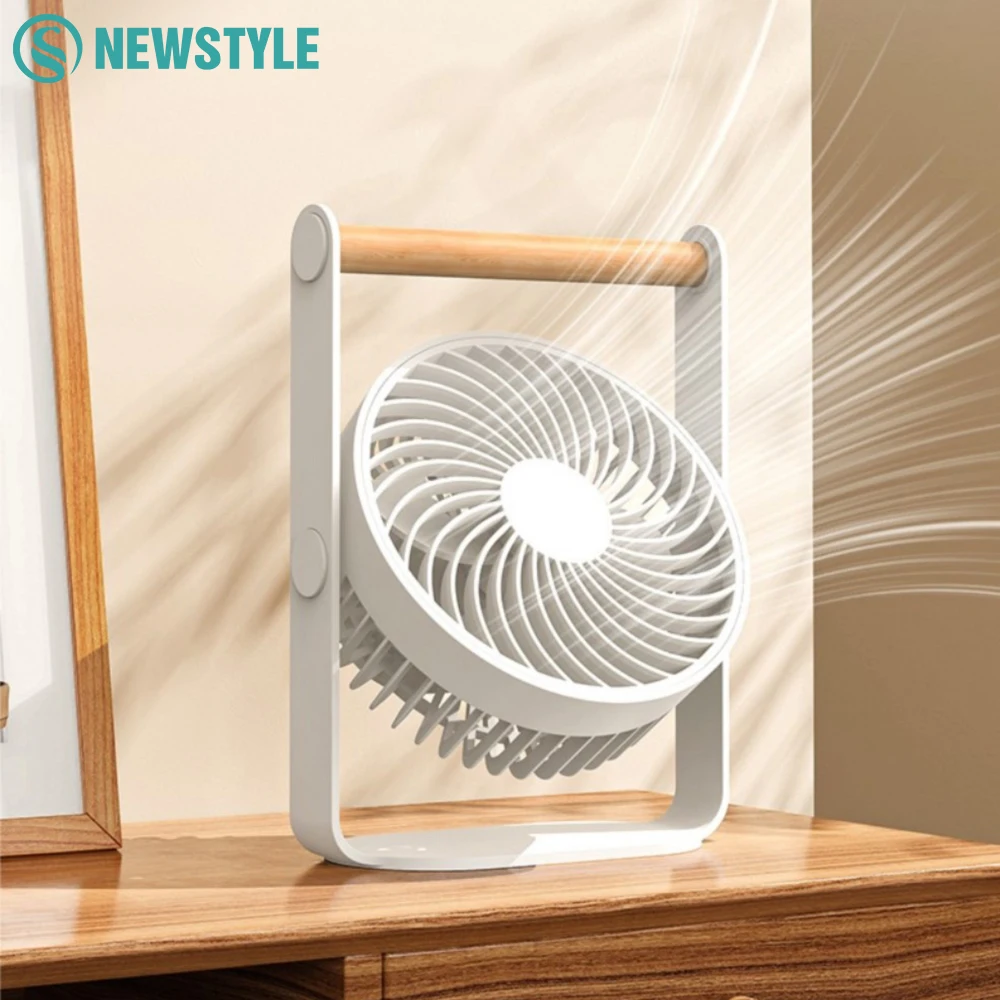 

Перезаряжаемый настольный вентилятор 2000 мАч, персональный портативный тихий, 4 скорости, регулируемый мини-настольный настольный вентилятор для охлаждения домашнего офиса