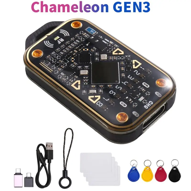 Y23A-ID IC Card Tag Copyer+ 4X UID Keychain/Chameleon V3.0 RFID Smart Chip Emulator NFC Read Write Smart Card Reader