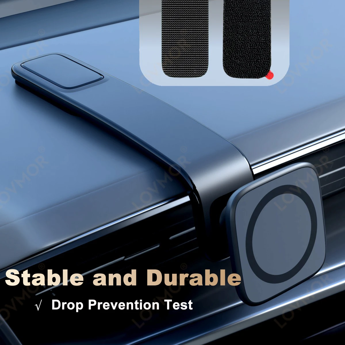 Supporto per telefono magnetico regolabile gratuito per cruscotto auto Magsafe con gancio di sfiato ClipMount Supporti 2 in 1 per iPhone 15 14 13 12