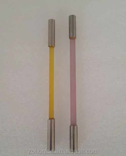 Vendita calda 1064nm 532nm Nd Yag laser yellow rod crystal pink rod 5*85mm nd yag laser rod