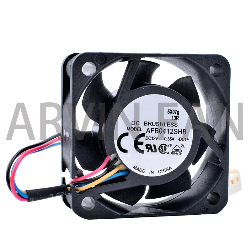 

Brand New Original AFB0412SHB 4cm 4015 40x40x15mm DC 12V 0.35A Double Ball Bearing Four-wire 4pin PWM Air Volume Cooling Fan