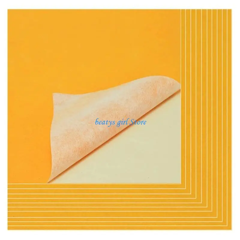 

C7AB 10 Pcs Self-Adhesive Felt Sheets Sticky Back Felt Sheets with Adhesive Backing