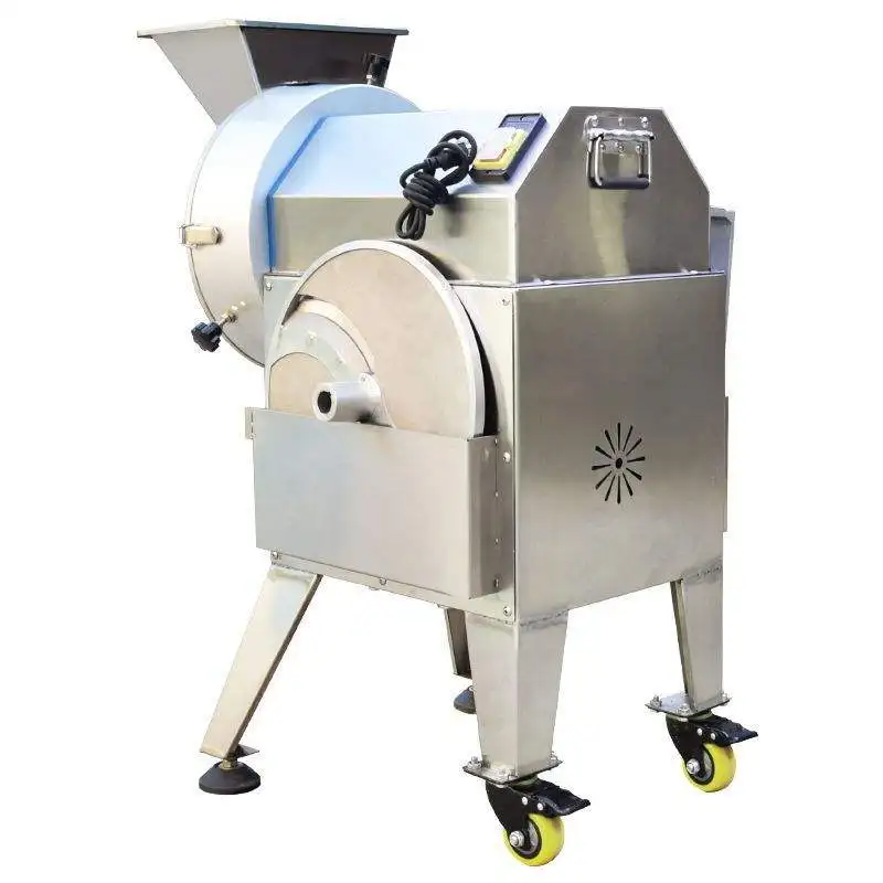 Manufacturer Commercial Electric Well Made Multifunctional Commercial Vegetable Fruit Bananas Slicer Pineapple Dicing Machine St
