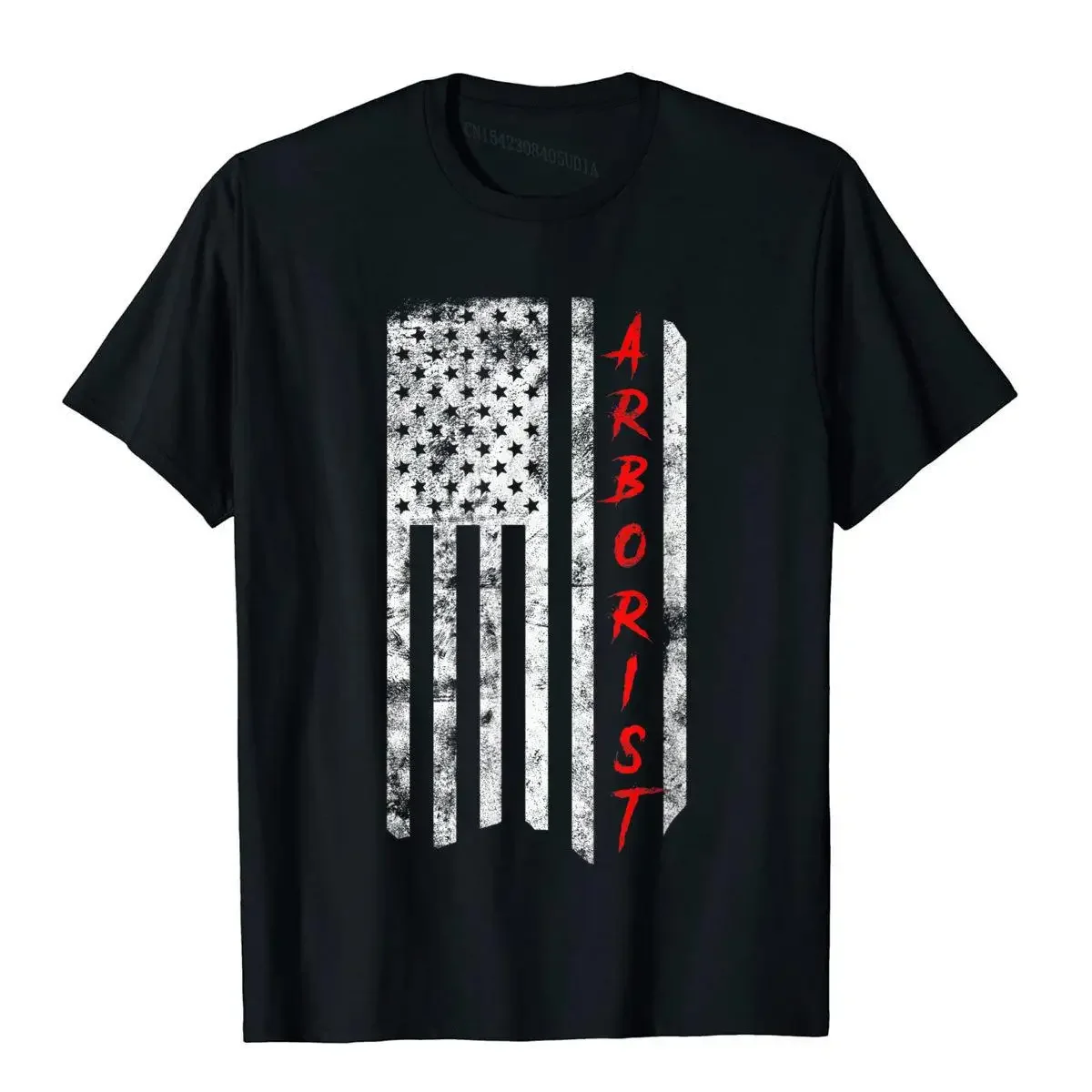 

Mens Arborist American Flag Shirt For Tree Climber Arboriculture Top T-Shirts For Men Custom Tops Tees High Quality Printed