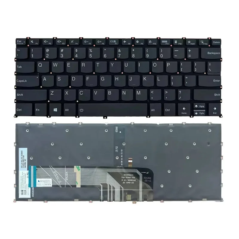 Backlit US Layout Compatible for Lenovo ideaPad Flex 5-14ARE05 5-14IIL05 5-14ITL05 5-14ALC05, Yoga 7-14ITL5 7-14ARE05 Series 0.3