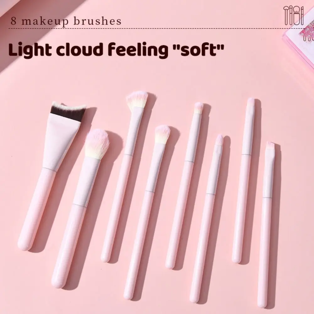 Soft Synthetic Bristles Makeup Brush Set Contouring Fluffy Cosmetic Brush Draw Eyebrows With Bag Makeup Brushes Set