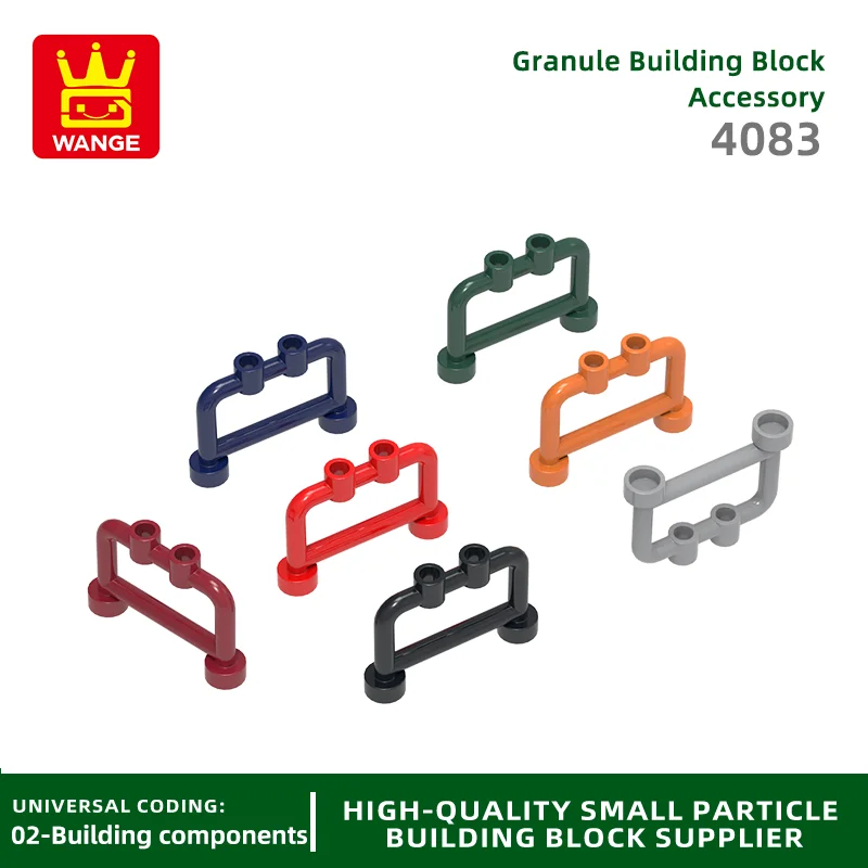 

Wange 4083 100g/136Pcs Fence Guardrail Block Moc Color Fence Accessories CompatibleBrick DIY Children Toy Building Blocks Gift