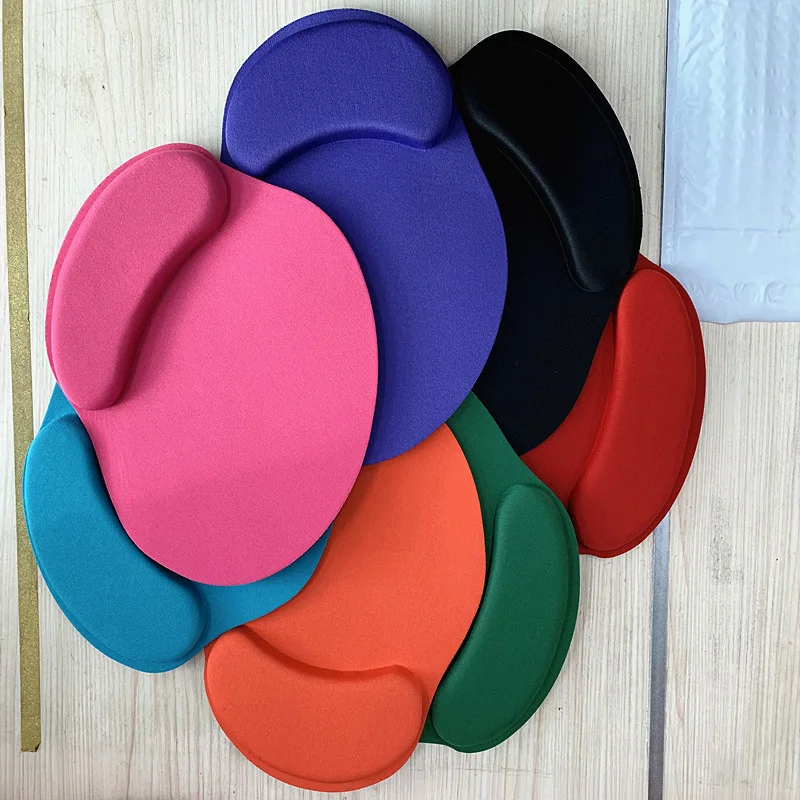 Gaming Mousepad Eva Ergonomic Mat Solid Color For Pc Laptop Gaming Wrist Mouse Pad Gamer Desk Pad Comfortable With Wrist