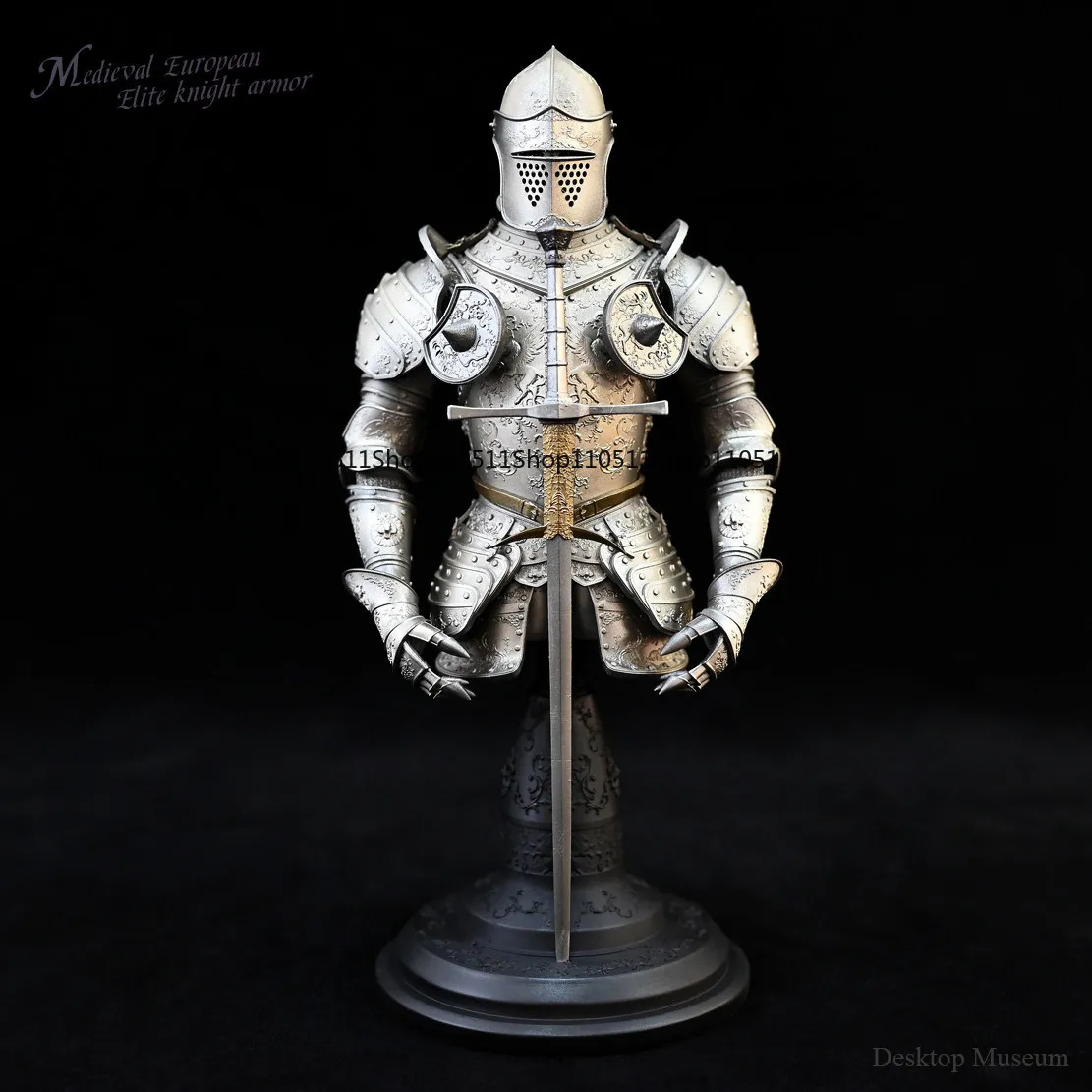 190MM home decoration resin ornament, European medieval knight armor 2nd generation LTCP-277