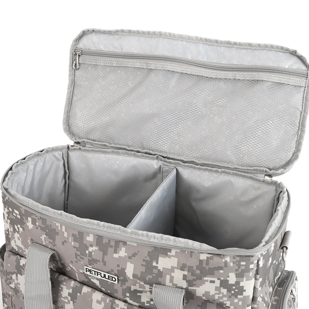 Bolsa de viaje para gatos y perros con almohadilla, cuenco y pienso - imagen 3