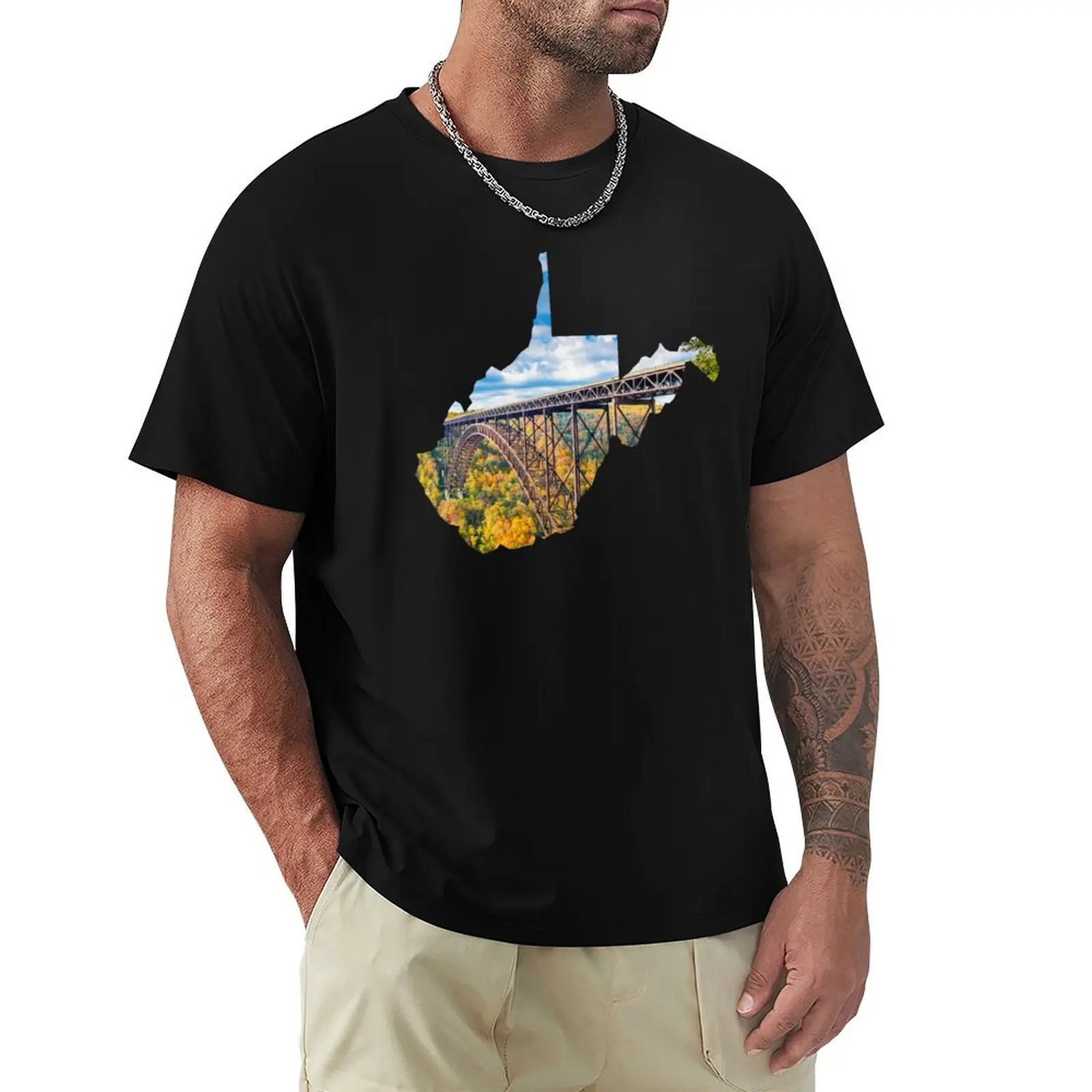 West Virginia: Home T-Shirt Casual Light Summer Short Sleeve Top