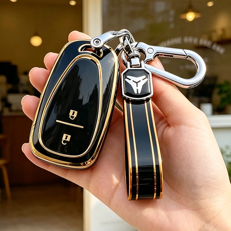 2 Buttons TPU Remote Car Key Cover Case Holder for Chevrolet Cruze Spark 2016 Excellent Smart Remote Fob Key Shell Holder