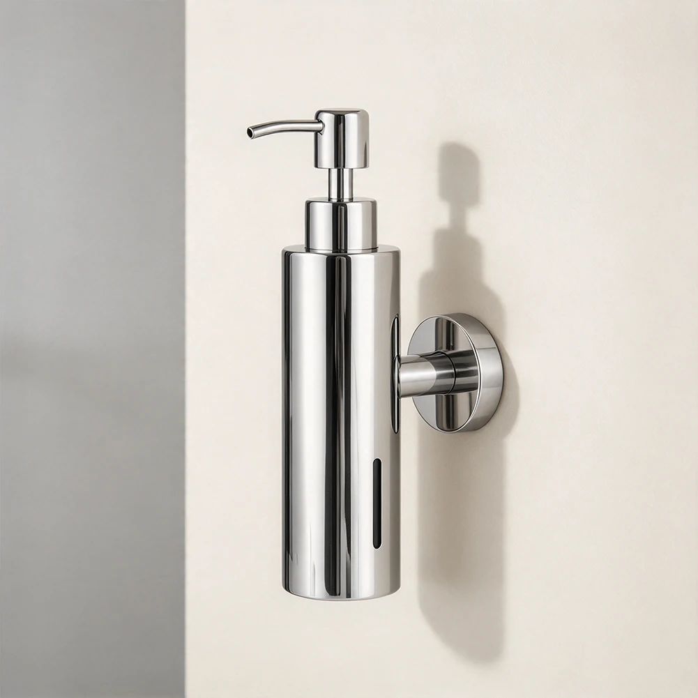 SUS 304 Wall Mounted Soap Dispenser Offering Consistent Dispensing Performance and Long-Term Integrity for Home Use