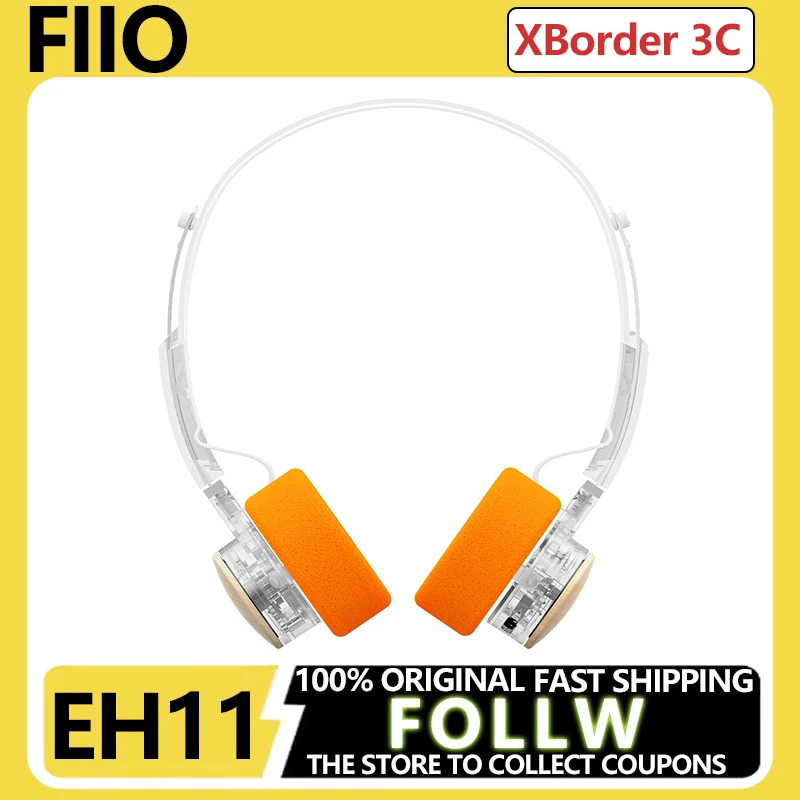

Наушники FiiO EH11 Bluetooth: ретро-дизайн, накладные, с 40-мм динамическим драйвером, механический корпус, подарок