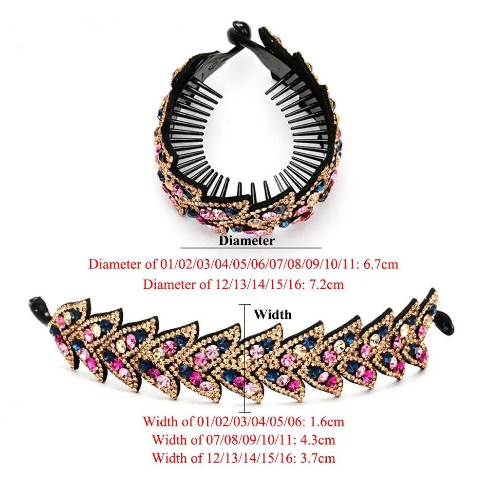 New Rhinestone Flower Hair Claws Women Crystal Bird Nest Twist Clip Hairpin Elegant Headwear Bun Maker Hair Styling Accessories