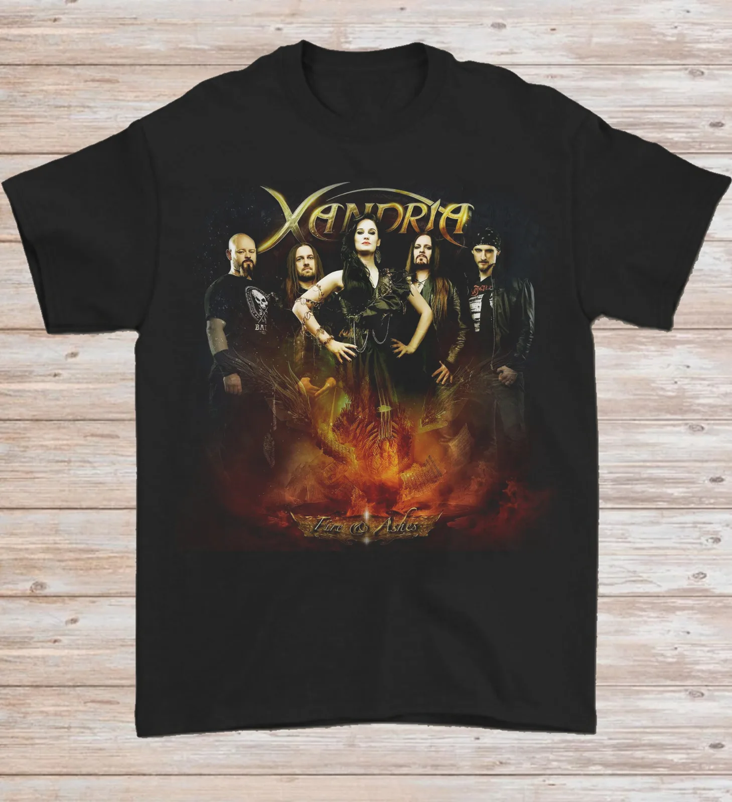 Inspired XANDRIA Fire & Ashes Black Men T Shirt Size S to 5XL Gift Fans K2894