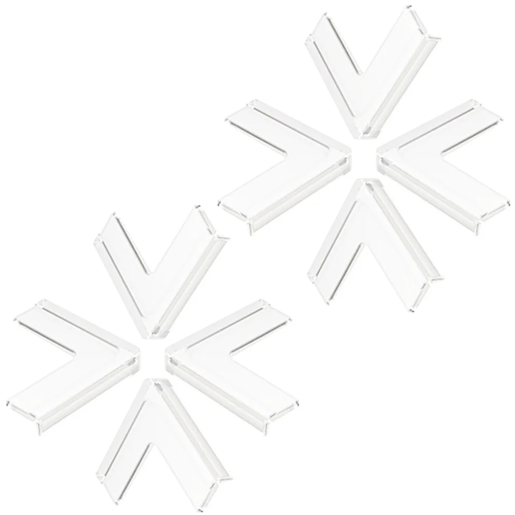 8 قطعة حشوات للزوايا المضادة للتصادم حافة لينة الوفير لطاولة أثاث نافذة الطفل سلامة الزاوية يغطي ديكور غرفة مكتب المنزل #6