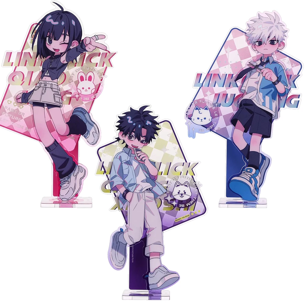 Anime Time Agent Youran Holiday Series Acrylic Plaque Anime Peripherals Collection Desktop Ornament Cute Fans Birthday Gift