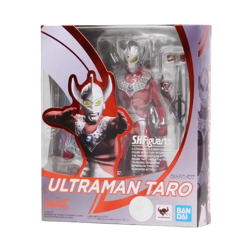 Bandai Genuine Ultraman Anime Figure SHF SH Figuarts Taro Action Figure Toys for Boys Kids Gift Collectible Model Ornaments