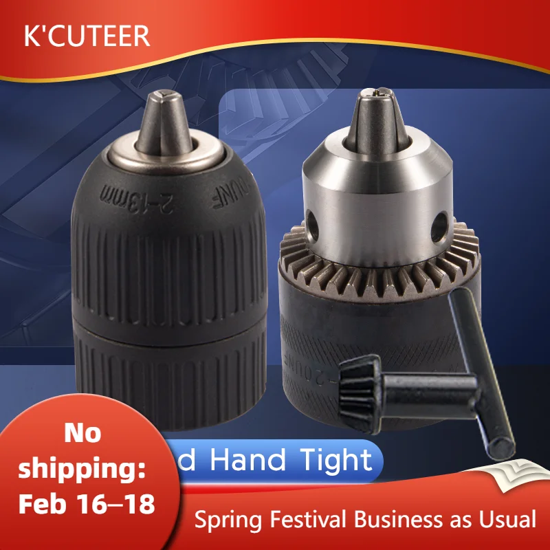 

1,5-13 мм 2-13 мм Многофункциональный сверлильный патрон 1/2-20UNF ударный сверлильный патрон самоблокирующиеся цанги для электрических гаечных ключей