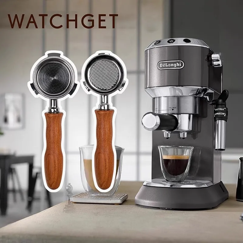 Watch get Bottom less Sieb träger für Delonghi/Donlim/Brevi lle/E61/Barsetto/Nuova/Gaggia/WPM Espresso maschine mit Filter korb