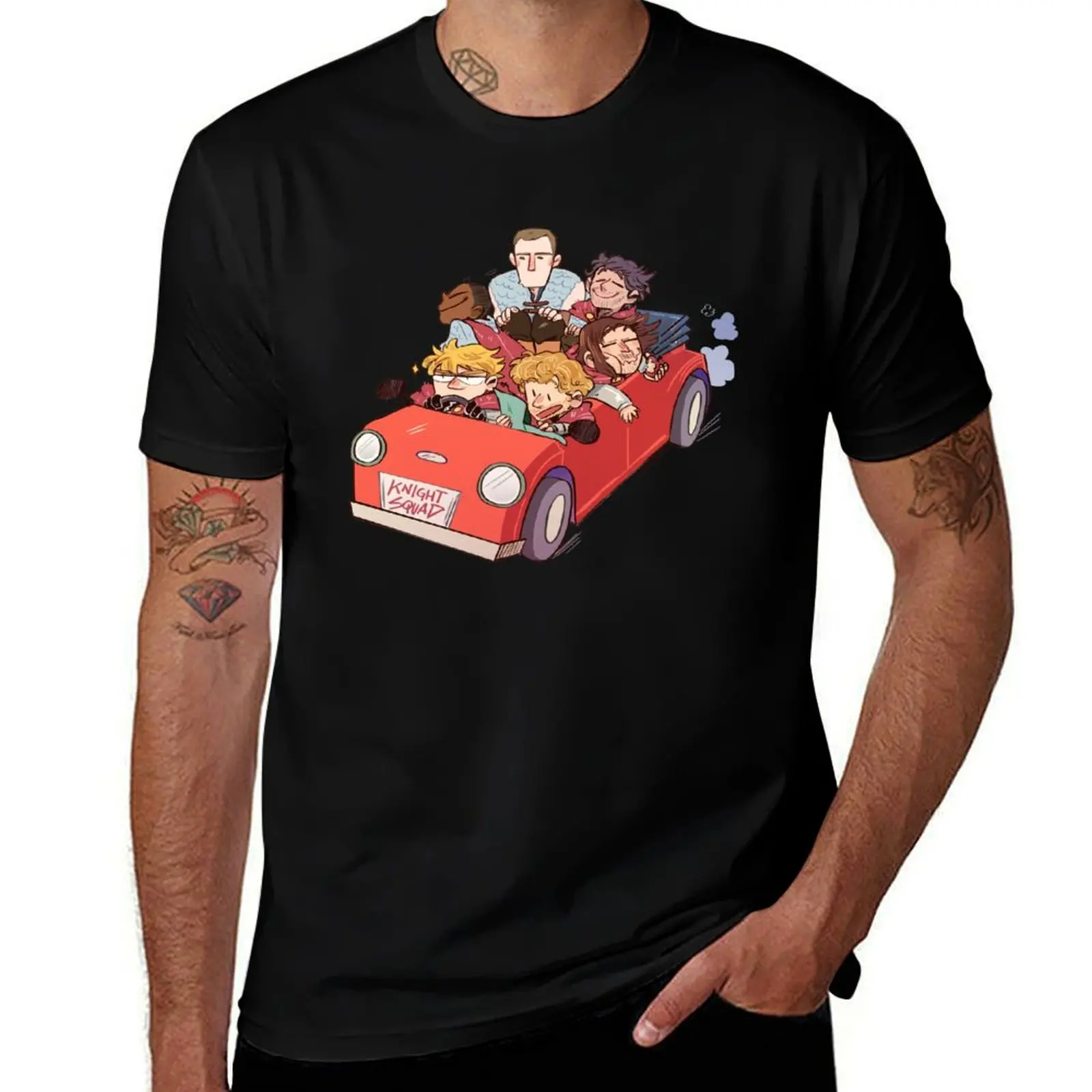 Knight Squad - Merlin T-Shirt Casual Fashion Short Sleeve Cotton T-Shirt