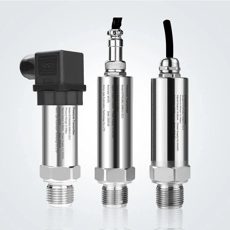 Gas Liquid Oil High Precision Pressure Transmitter Current Limit protection Temperature Compensation Anti-jamming Transmitter