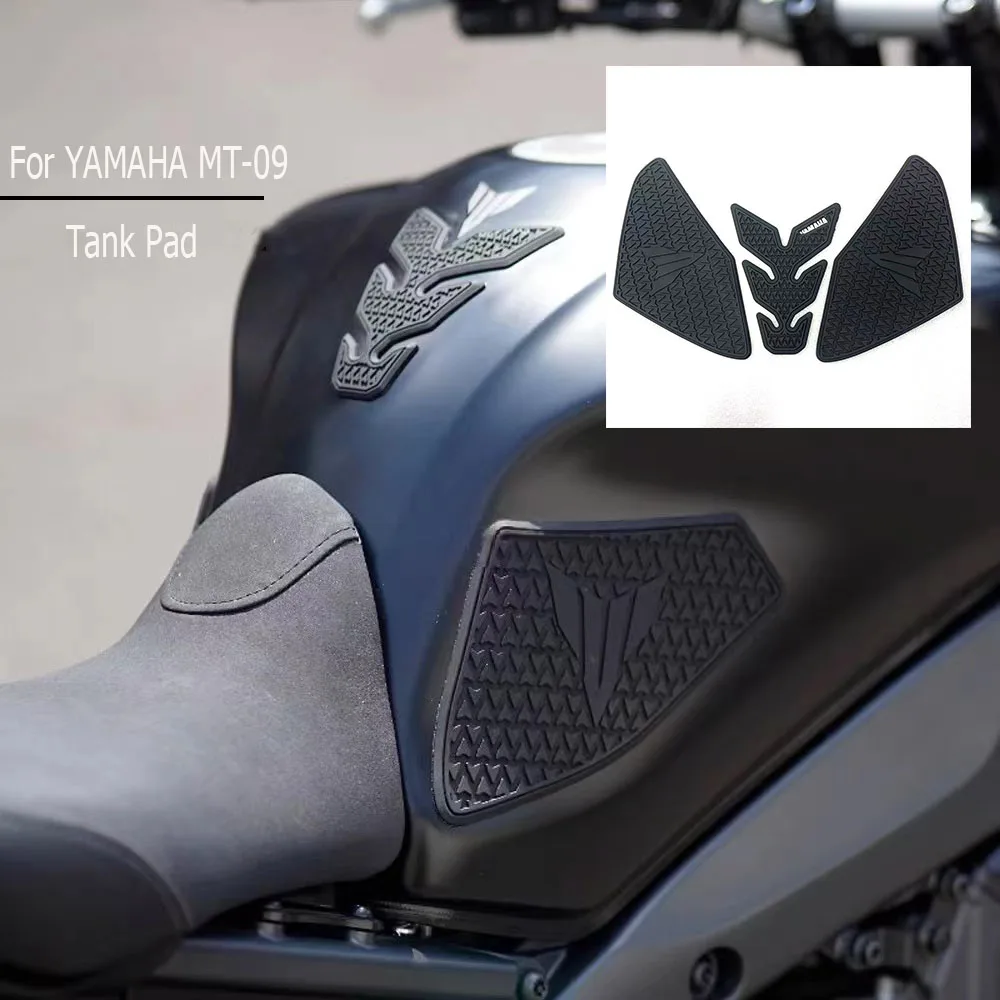 

MT-09 2024 аксессуары для мотоциклов, подкладка для топливного бака для YAMAHA MT-09/SP MT09 2024, нескользящая боковая Водонепроницаемая подкладка для топливного бака