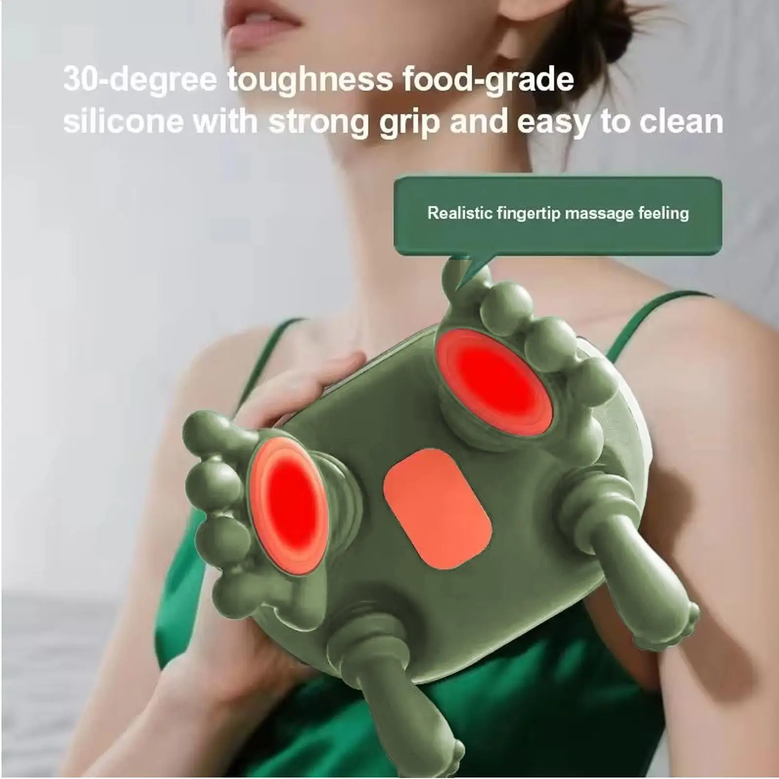 

NEW HOT Neck Shoulder Massager Kneadings Massager Shawl 3-Level Modes Neck Cervical Waist Leg Body Muscles Massage Pillow