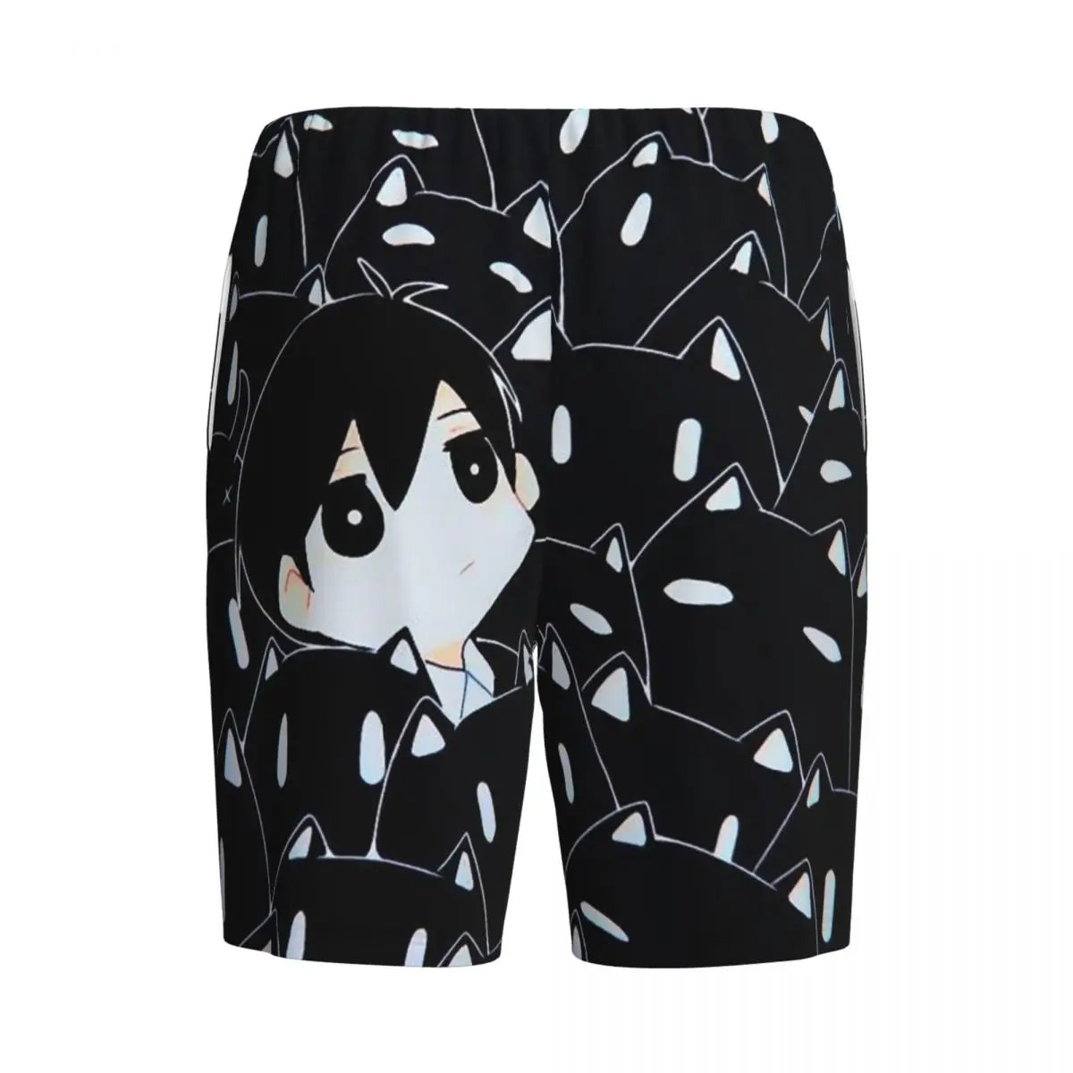 Custom Omori Cat Mewo Animal Game Shorts Sleeping Pants Men Pajama Pants Lounge Sleep Sleepwear Bottoms