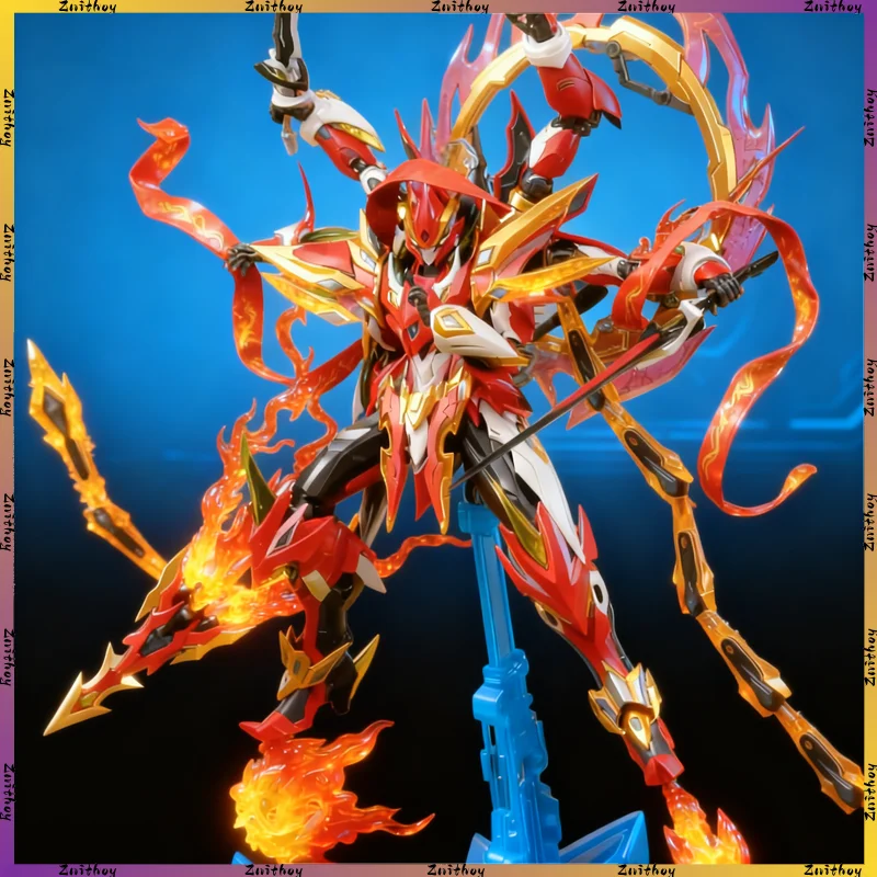 

Motor Nuclear NeZha Six-Armed Mecha Assembly Model Kit Premium Alloy Skeleton Action Figure Office Decor Collectible Cool Gift